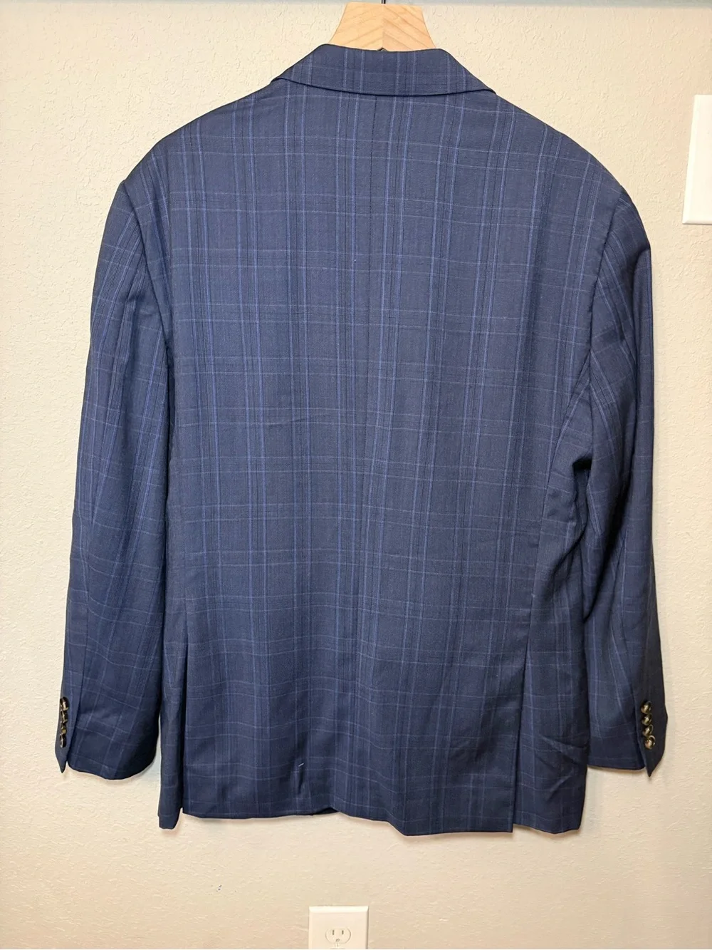 J.CREW Thompson men’s plaid Wool suit jacket Size 44R
